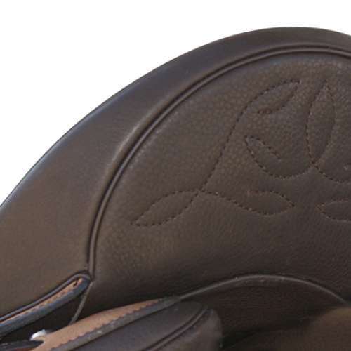 Amazona Dressage Comfort 3000 - skänkel och sömmönster mocha