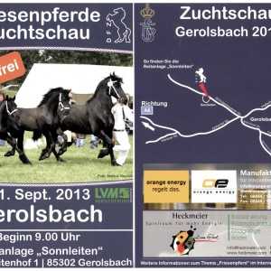 Iberosattel® live in september - op de Friesenpferde Zuchtschau in Gerolsbach